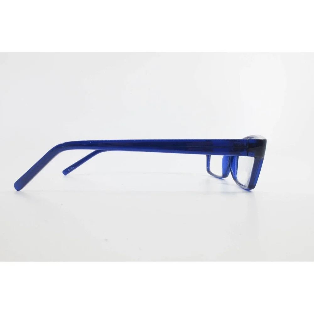 Navy Blue Rectangular Eyeglass Frames MP202213 56-17-145 Men Women Glasses